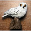 Songbird Essentials Snowy Owl Table Piece SEFWC135